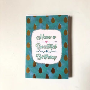 beautiful birthday gift card